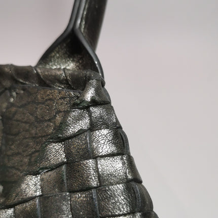 Bottega Veneta Cabat Large Intreccio Leather Tote Bag Metallic 40cm