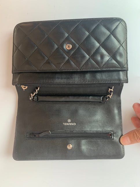 Sold Chanel Wallet On Chains WOC Timeless/ Classic Black
