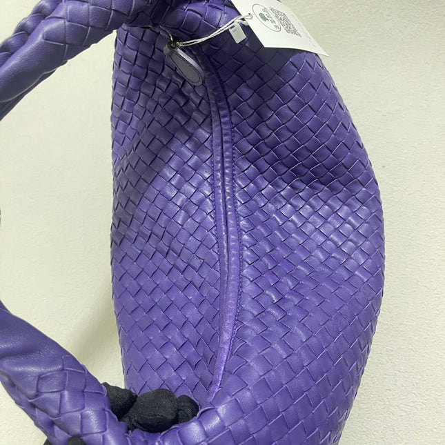 Sold Bottega Veneta Hobo Bag Large Leather Purple 47cm