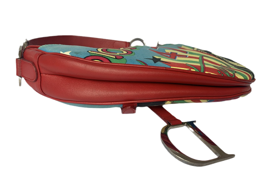 Sold Dior Saddle bag Bob Marley Design by John Galliano