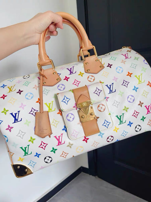 Louis Vuitton x Takashi Murakami Speedy 40 White Multicolor