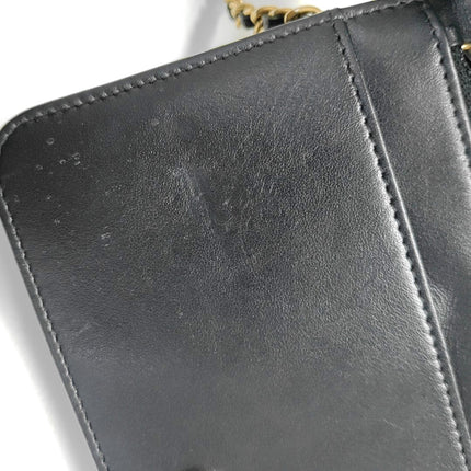 Chanel Wallet on Chain Boy Flap Black Caviar Leather Gold Hardware 2018