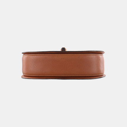 Sold Gucci Bamboo 1947 Top Handle Bag Leather Medium Tan Brown