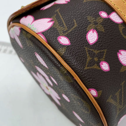 Louis Vuitton x Takashi Murakami Papillon 28 Cherry Blossom Monogram Handbag