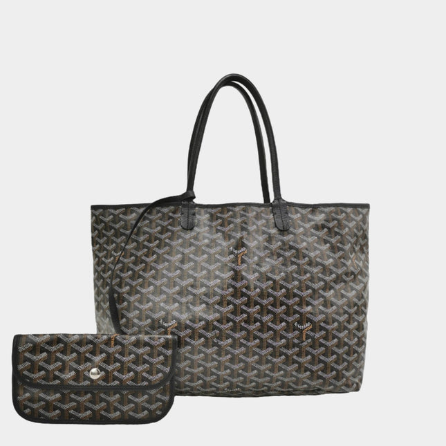 Goyard Saint Louis PM Tote Medium Black-Luxbags