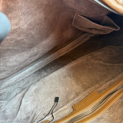 Bottega Veneta Intrecciato Hobo Bag Medium Milk Chocolate Brown leather 47cm