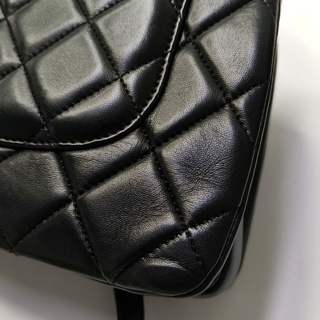 Chanel Trendy CC Small Black Lambskin Leather Gold Hardware