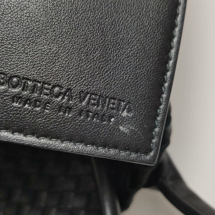 Bottega Veneta Reissued Cabat Intreccio Leather Tote Bag Black 40cm