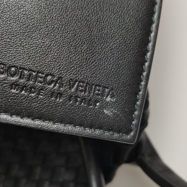 Bottega Veneta Reissued Cabat Intreccio Leather Tote Bag Black 40cm