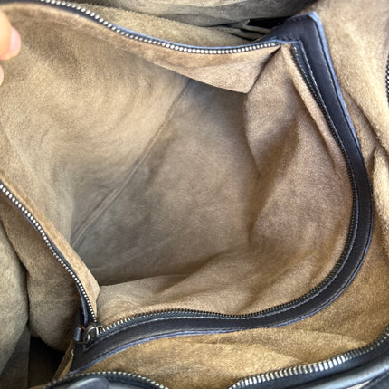 Bottega Veneta Veneta Hobo Midnight Navy Leather Bag Maxi 50cm