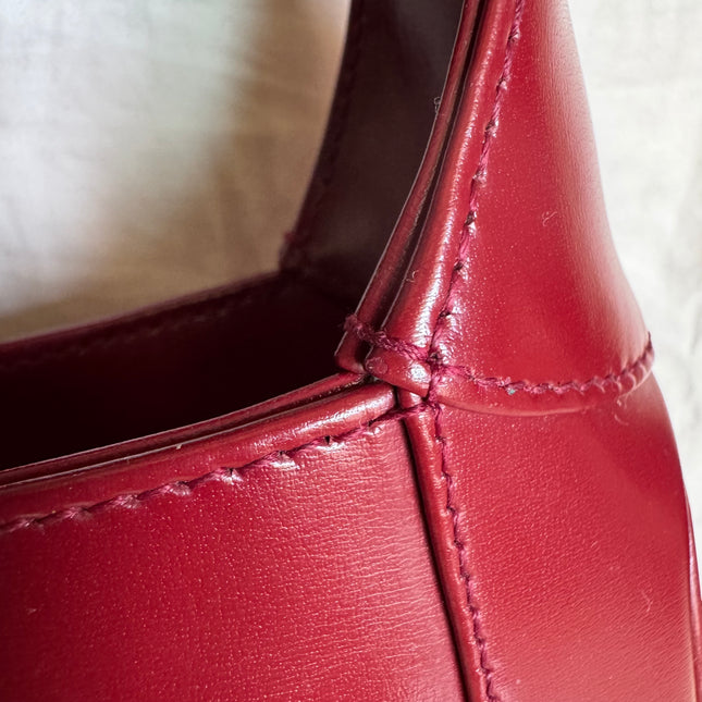 Gucci Jackie 1961 Red Burgundy Leather Bag Small Shoulder Bag