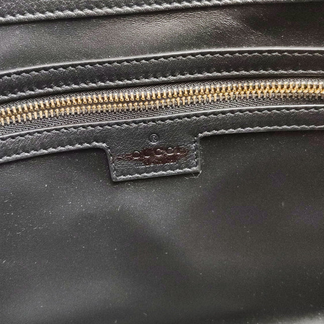 Gucci Jackie 1961 Small Multicolor Calfskin and Python-skin Leather Black With Strap