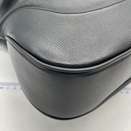 Gucci Jackie 1961 Large Black Calfskin Leather With Long Strap