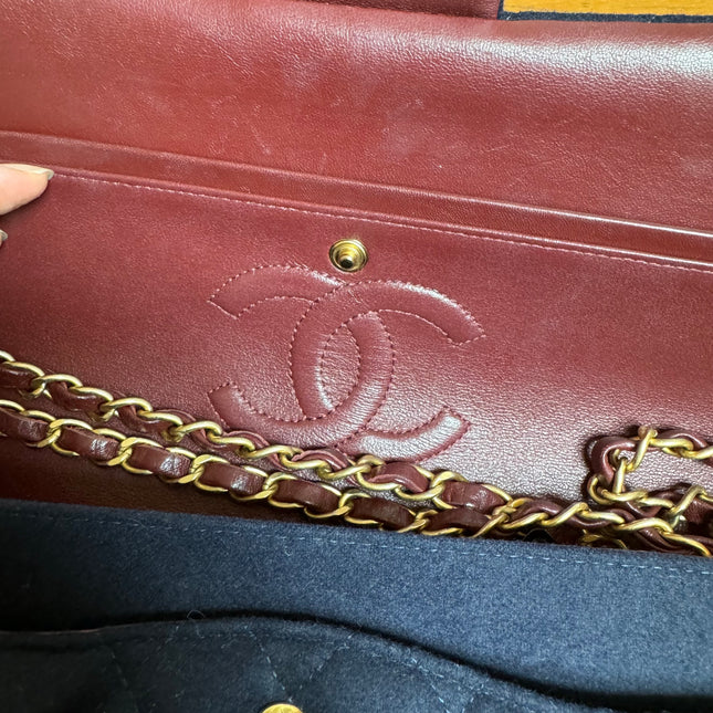 Chanel Medium Classic Double Flap Bag Métiers d'Art Paris-Hamburg 2018 Wool Nautical Charms