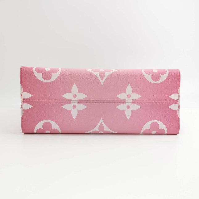 Sold Louis Vuitton OnTheGo Monogram Escale Rouge Leather GM Tote Bag