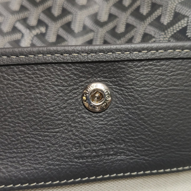 Goyard Saint Louis PM Tote Medium Grey Goyardine Canvas 2023