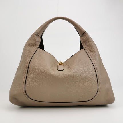 Gucci Softbit Maxi Shoulder Bag Beige Calfskin Leather 2024