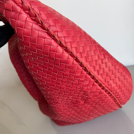 Bottega Veneta Veneta Hobo Maxi Dark Red Leather 51cm