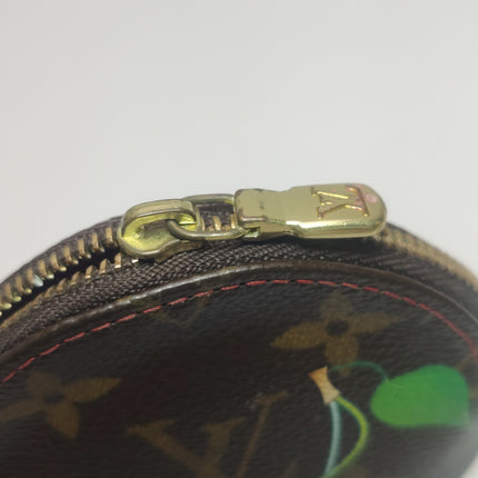 Louis Vuitton x Takashi Murakami Cherry on Monogram Coin Purse