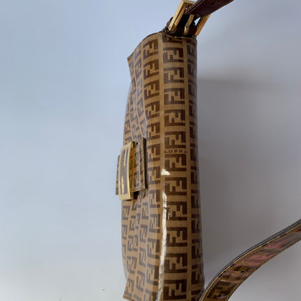Sold FENDI Baguette Zucchini Print Patent Leather