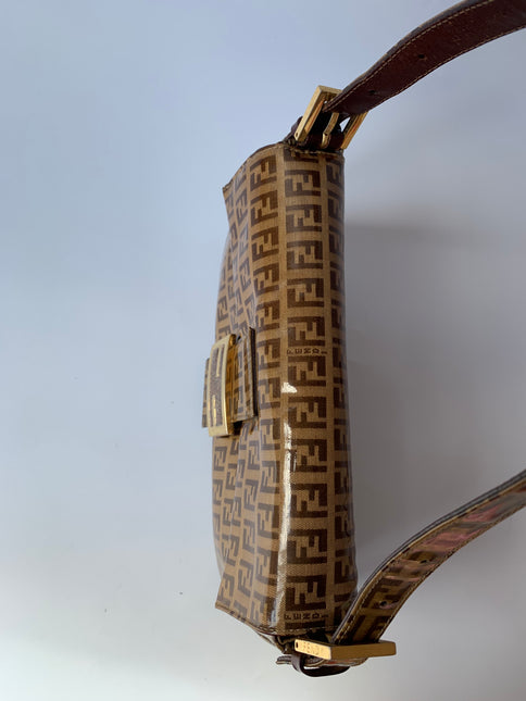 Sold FENDI Baguette Zucchini Print Patent Leather