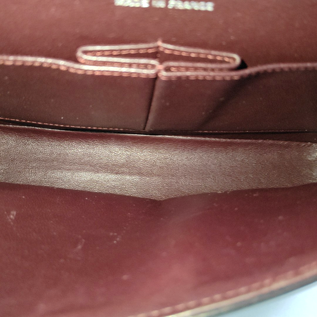 Chanel Timeless Classic Flap Medium Black Lambskin Leather Silver Hardware, 2013-2014