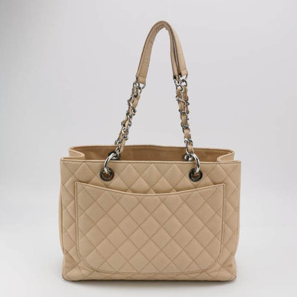 Sold Chanel GST Grand Shopping Tote 2013 Beige Caviar Leather PM