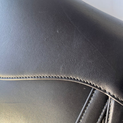 Sold Dior Saddle Medium leather Black Smooth Leather
