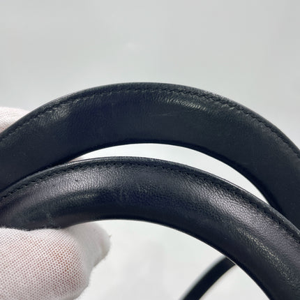 Lady Dior Vintage Medium Black Suede Leather Gold Hardware 1997