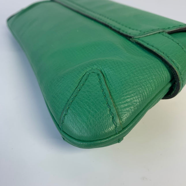 Gucci Horsebit 1955 Chain Shoulder bag Small Green Leather