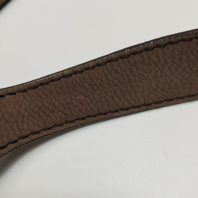 Gucci Jackie 1961 Soft Medium Brown Suede Leather and Monogram Web