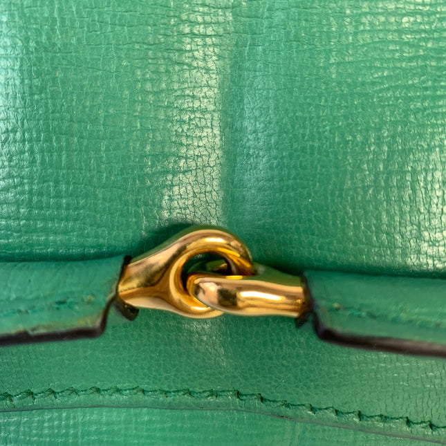 Gucci Horsebit 1955 Chain Shoulder bag Small Green Leather