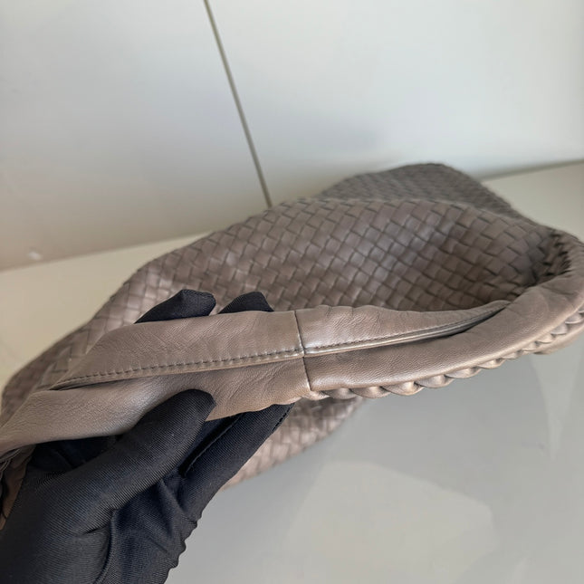Sold Bottega Veneta Hobo Bag Large Grey leather 52cm