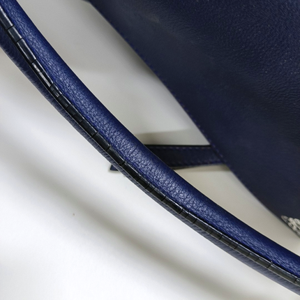 Loewe Puzzle Small Navy Calfskin leather bag