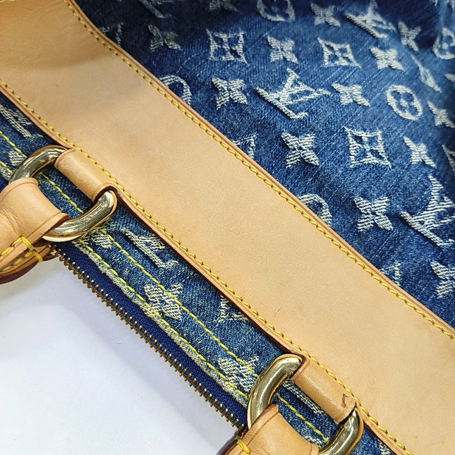 Louis Vuitton Blue Denim Neo Speedy Boston Bag