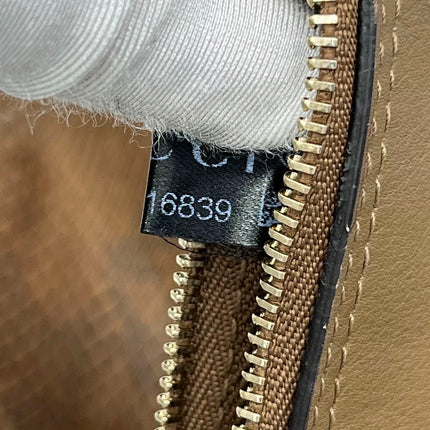 Gucci Jackie Brown Python Leather Gold Hardware