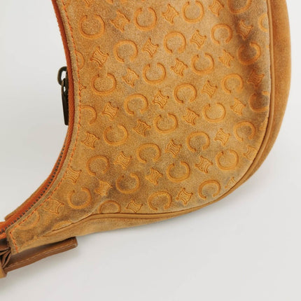 Sold Celine Ava Hobo Pumpkin Camel Suede Leather Shoulder Bag