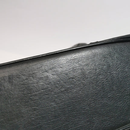 Chanel 2013 Paris-Edinburgh Large Black Flap Calfskin Leather Shoulder Bag