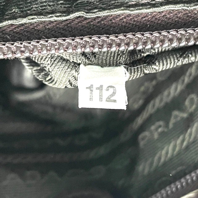 Prada Zebra Print Pony-style Calfskin Leather Brown Shoulder Bag