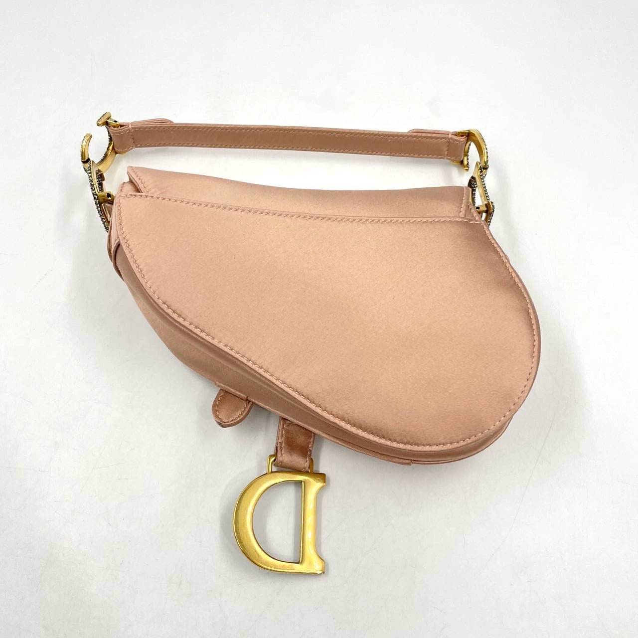 Sold Dior Saddle Mini Silk Pink with crystals