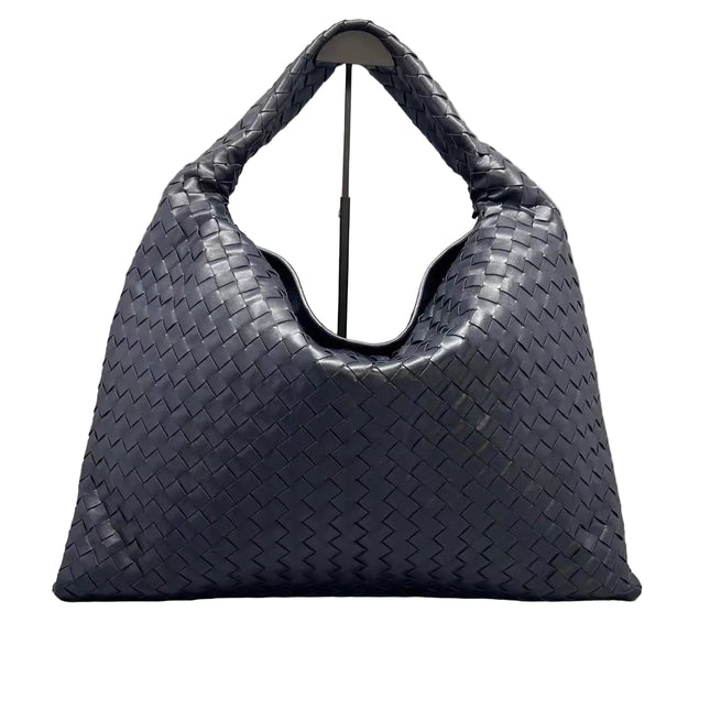 Bottega Veneta Hop Large Leather Navy Hobo Bag 55cm