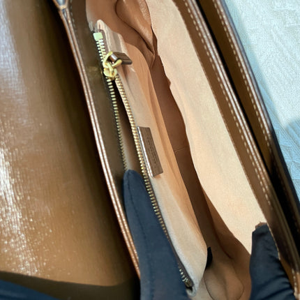 Gucci 1955 Horsebit Shoulder Bag Caramel Brown Small Leather