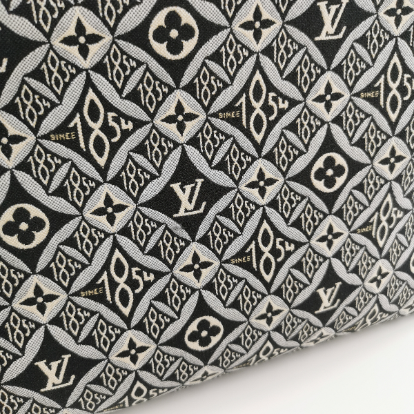 Sold Louis Vuitton OnTheGo Since 1854 Grey Jacquard and Black Cowhide Leather Multicolor GM Tote Bag