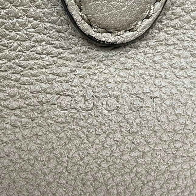 Gucci Jackie Beige Sand Leather Silver Hardware