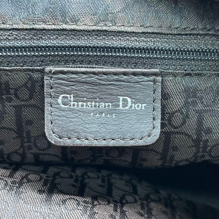 Dior Flight Medium Brown Shearling Leather with Orange Tag Shoulder Bag