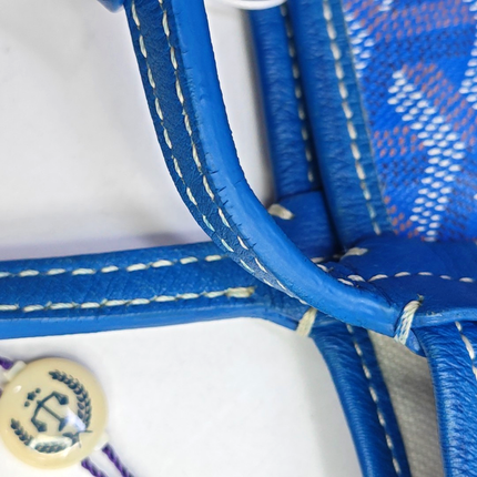 Goyard Saint Louis GM Tote Large Blue With Tina Print