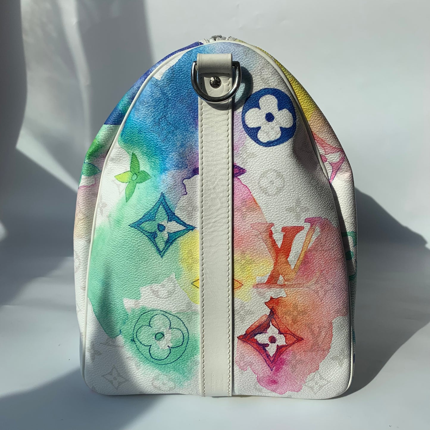 Louis Vuitton Keepall 50 Watercolor on White Monogram