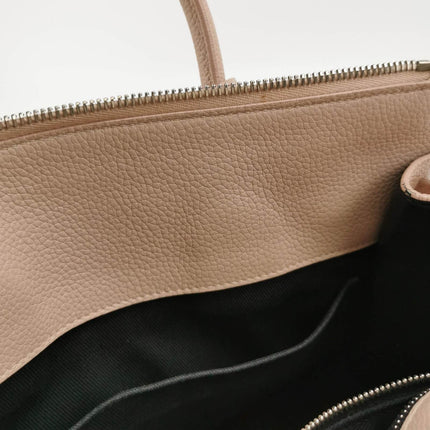 Saint Laurent Sac De Jour Baby Beige Leather Handbag