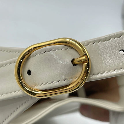 Sold Gucci Jackie 1961 White Leather Bag Small Missing Strap