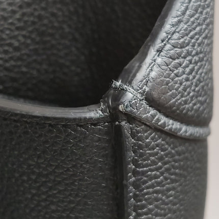 Gucci Jackie 1961 Black Large Pebbled Leather Shoulder Bag with Strap